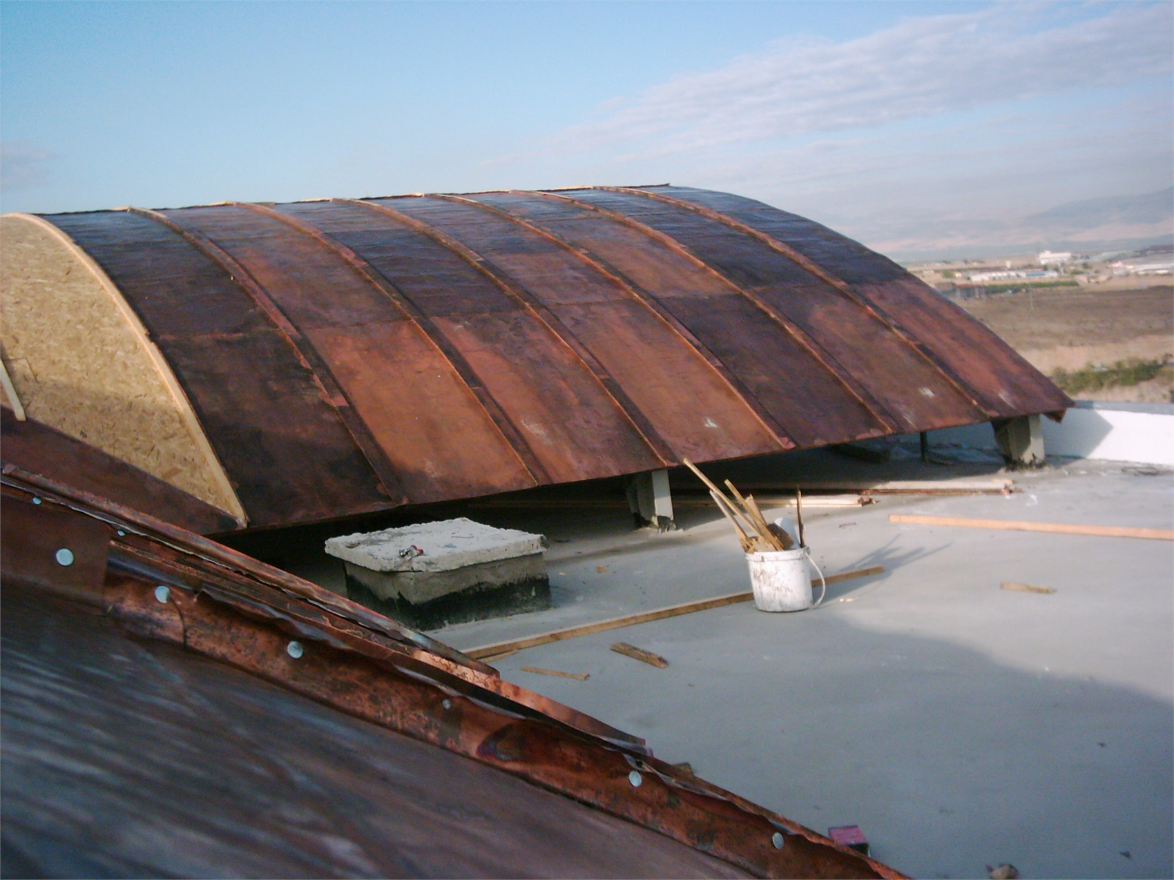 Bakır Kaplama - Bakır Çatı Kaplama 98